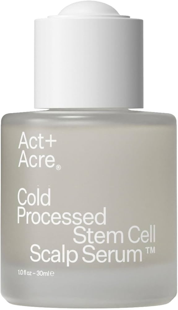Act+Acre Mini sérum para couro cabeludo com células-tronco de maçã processadas a frio – Pro... | Amazon (BR)