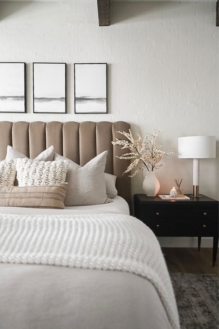 Gorgeous neutral bedroom refresh - I am loving this new color scheme!

Home  Home decor  Bedroom  Bedroom refresh  Bedding  Bedding essentials  Neutral  Lamp  Bedside table  Throw pillow

#LTKSeasonal #LTKhome