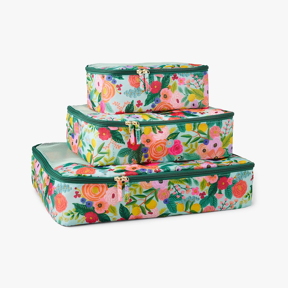 Rifle Paper Co. Garden Party Packing Cube Set | Pottery Barn Teen