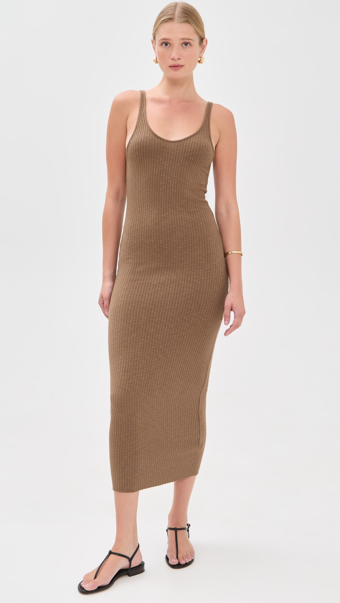 Military Rib Slim Tank Dress | Shopbop