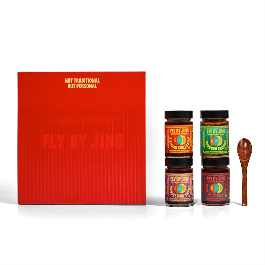 FLYBYJING Gift Set - Premium Branded Box Includes: Sichuan Chili Crisp, Spicy Sweet Chili Sauce, ... | Amazon (US)