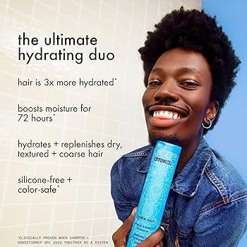amika hydro rush intense moisture shampoo with hyaluronic acid | Amazon (US)