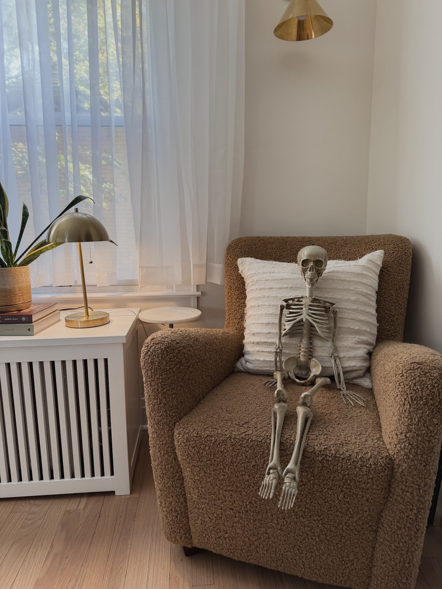 Halloween is slowly trickling into our home. this little skeleton was meant to live outside but our daughter had different plans 😂

#LTKSeasonal #LTKHome #LTKHalloween