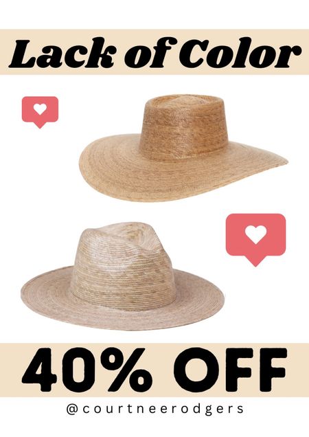 Lack of Color Hat’s 40% off! These will sell fast! I have the wider brim hat! I wear size small/medium and have a normal/small size head

Straw hat, Nordstrom, vacation style, lack of color hats 

#LTKstyletip #LTKfindsunder100 #LTKsalealert