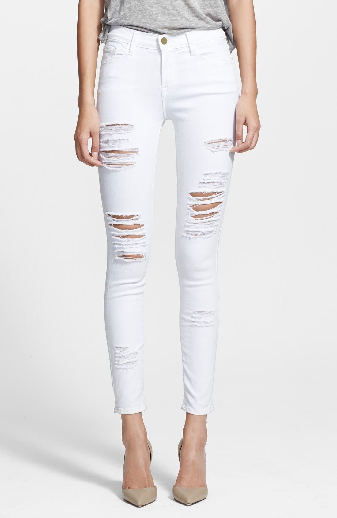 Le Color Rip Skinny Jeans | Nordstrom