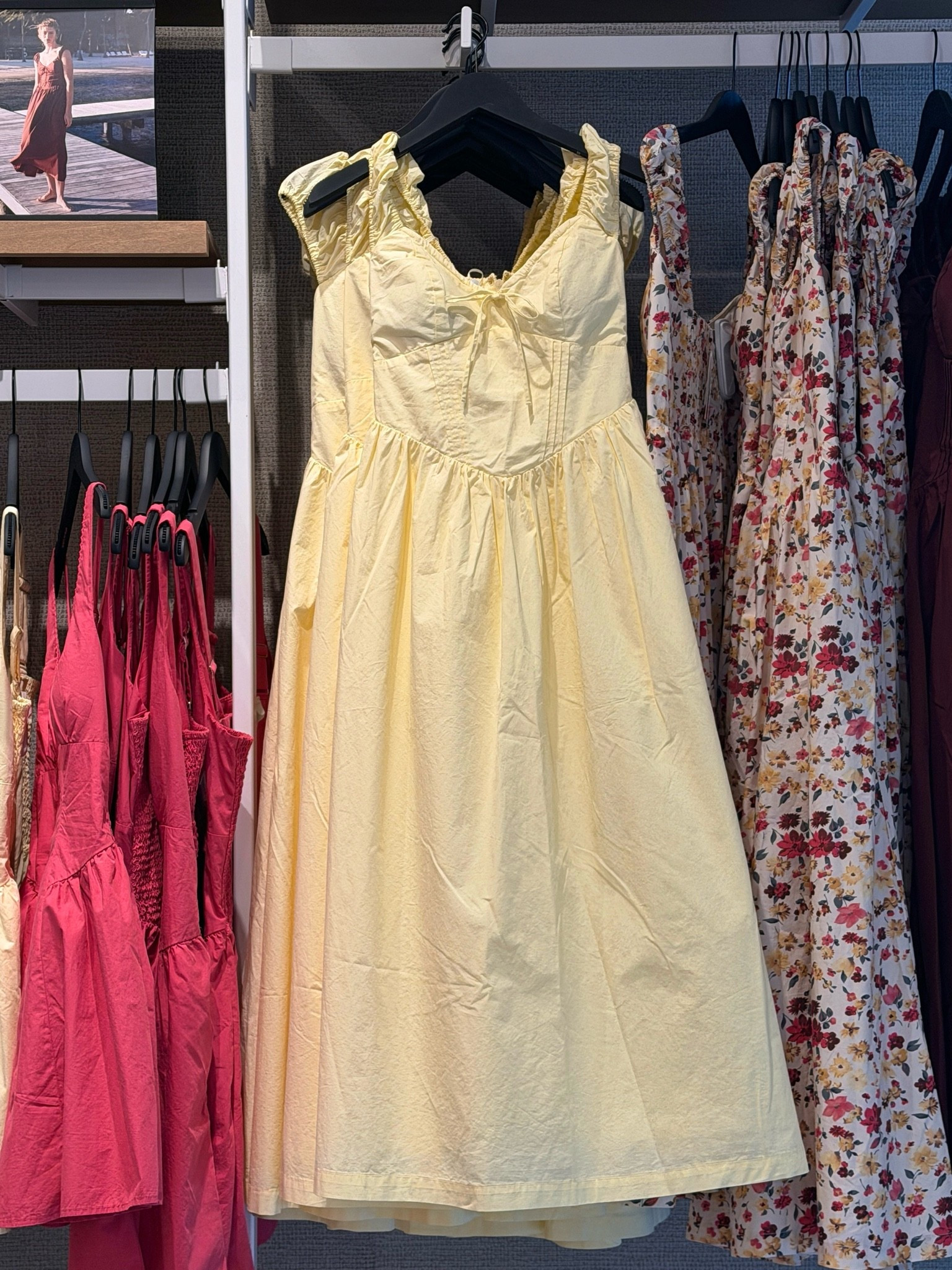 New at Abercrombie! 💛 The Bra-Free Cap Sleeve Dipped Waist Midi Dress is such a cute summer find. Made from 100% cotton, it’s lightweight, comfortable, and easy to wear on warm days. ☀️ I love the soft pastel yellow color and flattering dipped waist detail—it feels feminine, effortless, and perfect for the season. ☺️ The best part? It’s bra-friendly and bra-free designed. Such a sweet summer dress. Linked it here! 🌼 @abercrombie #yellowdress #summerdress #petitefashion

#LTKPetite #LTKootd #LTKSeasonal