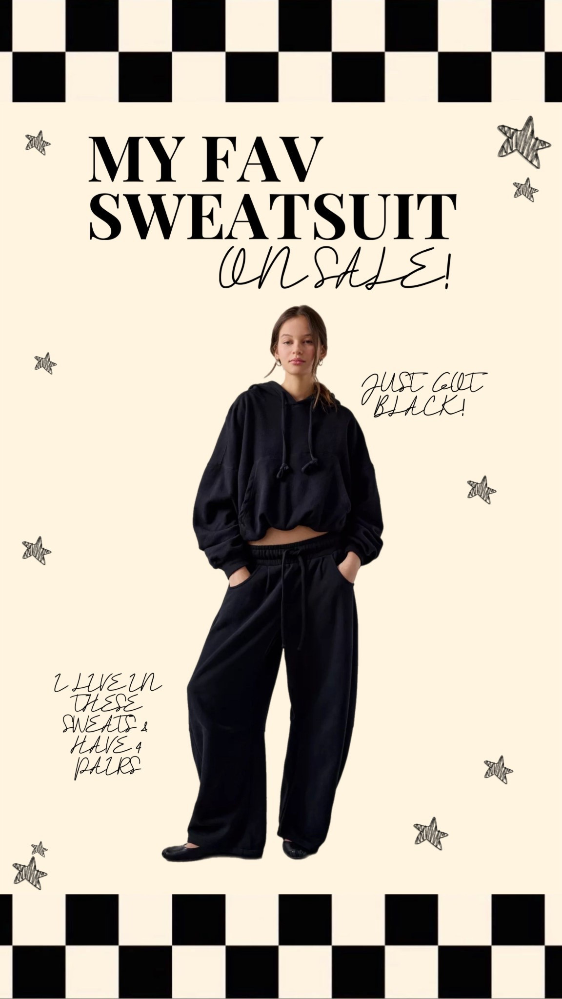 I live in these sweats! Literally wear them daily and this will be my 5th pair 🙈