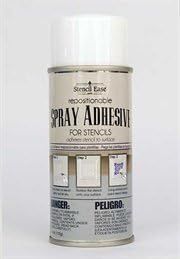 Stencil Ease Repositionable Stencil Spray Adhesive - 4.4 oz. can | Amazon (US)