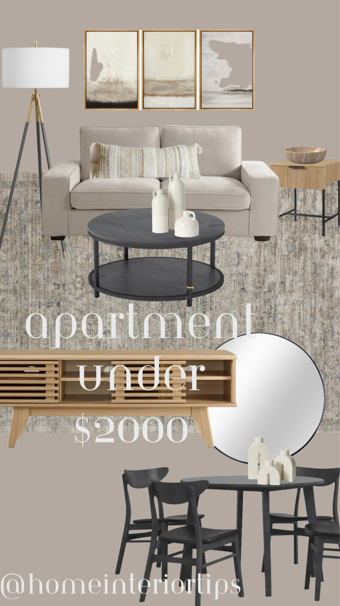 Living room and eat in dining setup for under $2000.  

#LTKhome #LTKSale #LTKsalealert