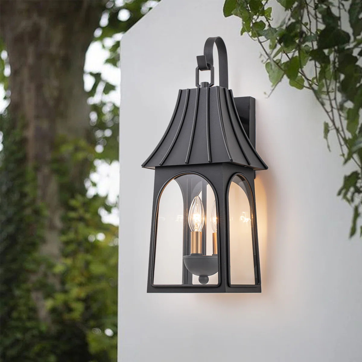 Copen 20.9" H 1-Light Dimmable Outdoor Wall Light | Wayfair North America