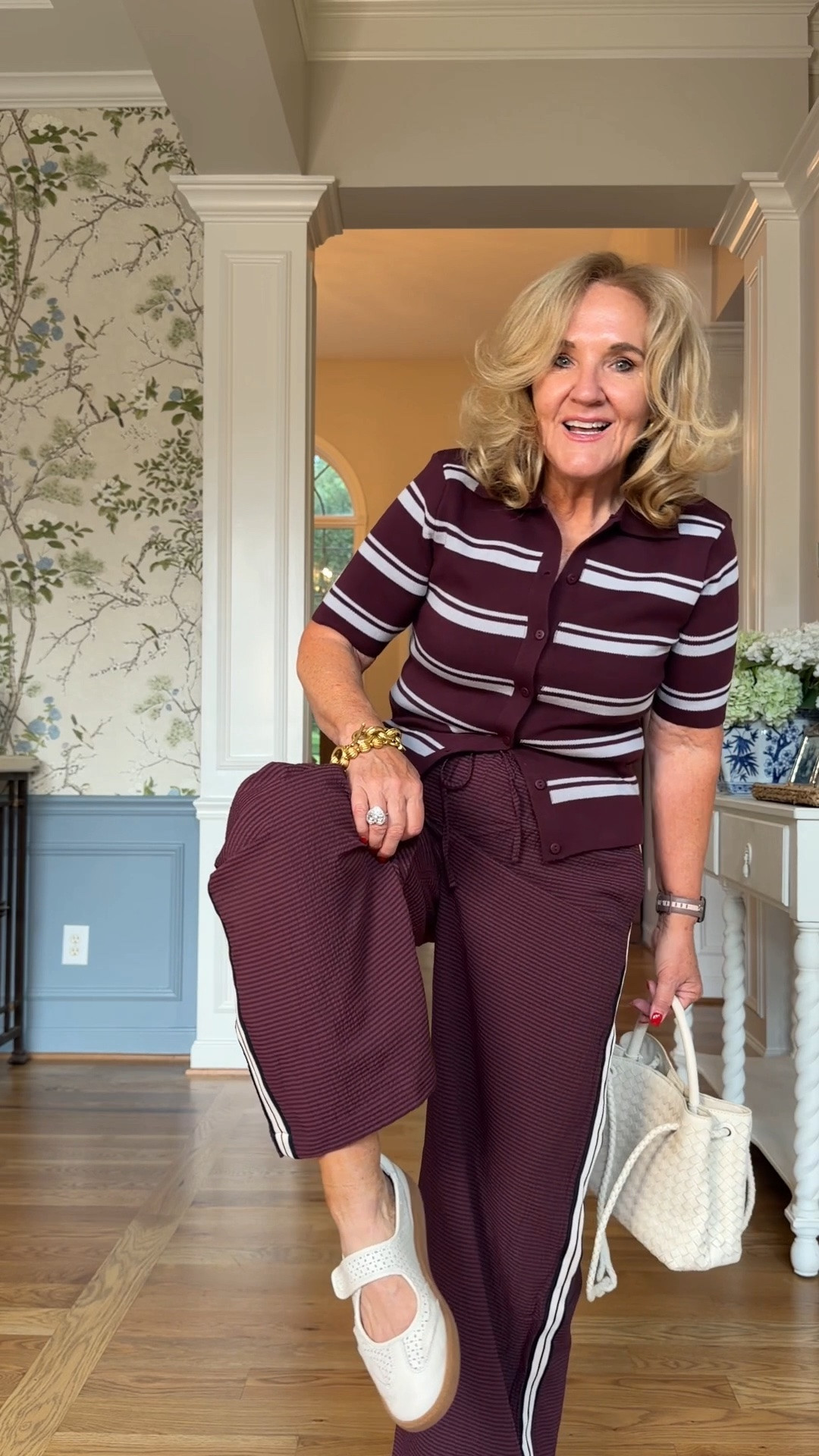 New arrivals at Anthropologie 30% off
Sweater size medium pants size medium
The trap pants run a bit big
I’m linking a similar sneaker that is on the sale as well

#LTKSaleAlert #LTKOver40 #LTKootd