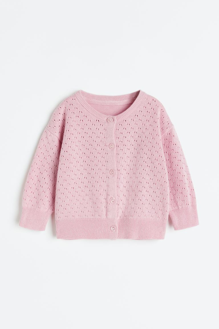 Pointelle-knit Cardigan | H&M (US + CA)
