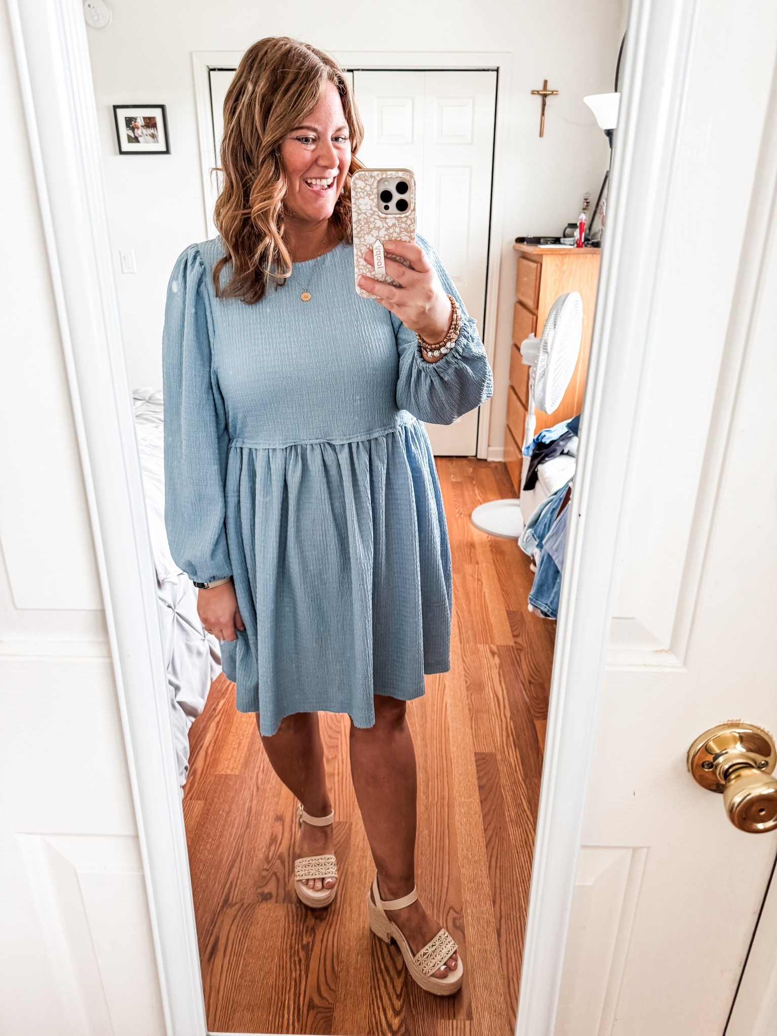 Church outfit! My exact dress is sold out but linking similar  

#LTKFindsUnder50 #LTKMidsize #LTKPetite