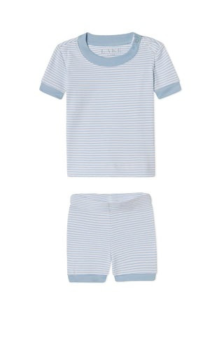 Baby Shorts Set in French Blue | LAKE Pajamas