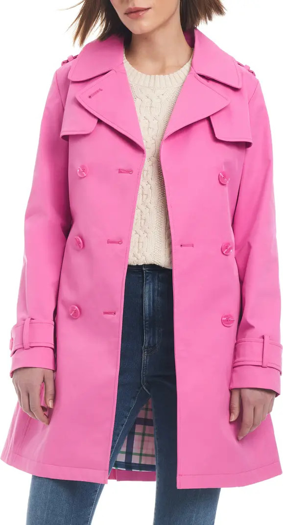 water resistant double breasted trench coat | Nordstrom