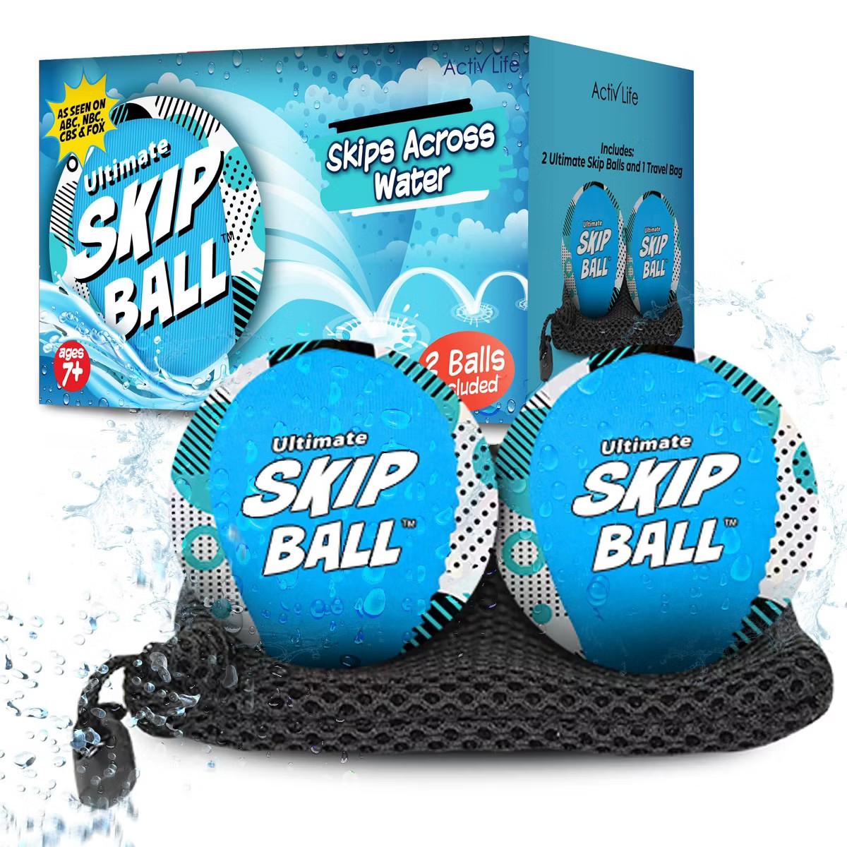 Activ Life Gifts for Kids [Water Skip Balls] Beach Games for Adults and Family Basket Stuffers Bo... | Target
