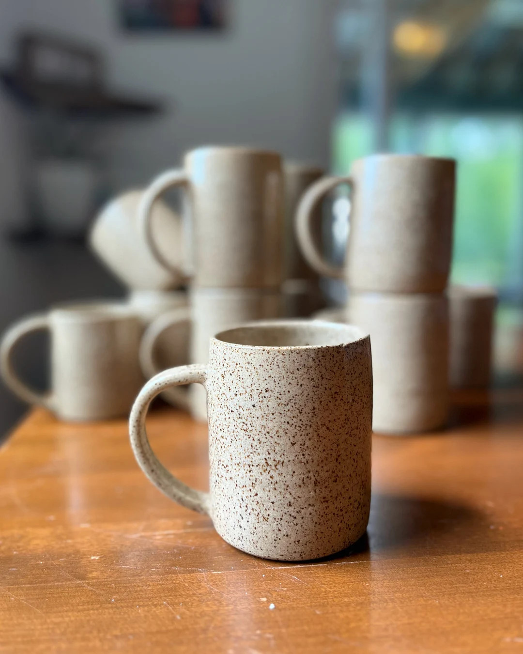 Sandy Beige Speckled Ceramic Mug Ceramic Coffee Mug Mother's Day Gift - Etsy | Etsy (US)