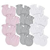 Gerber Baby Girls' 8-Pack and 12-Pack No Scratch Mittens | Amazon (US)