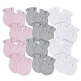 Amazon.com: Gerber Baby 8-Pack Scratch Mittens, Pink/Gray/White, 0-3 Months (12-Pack): Clothing, ... | Amazon (US)