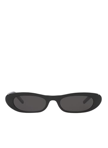 Saint Laurent Women's SL 557 Shade Sunglasses, Black-Black-Black, One Size | Amazon (US)