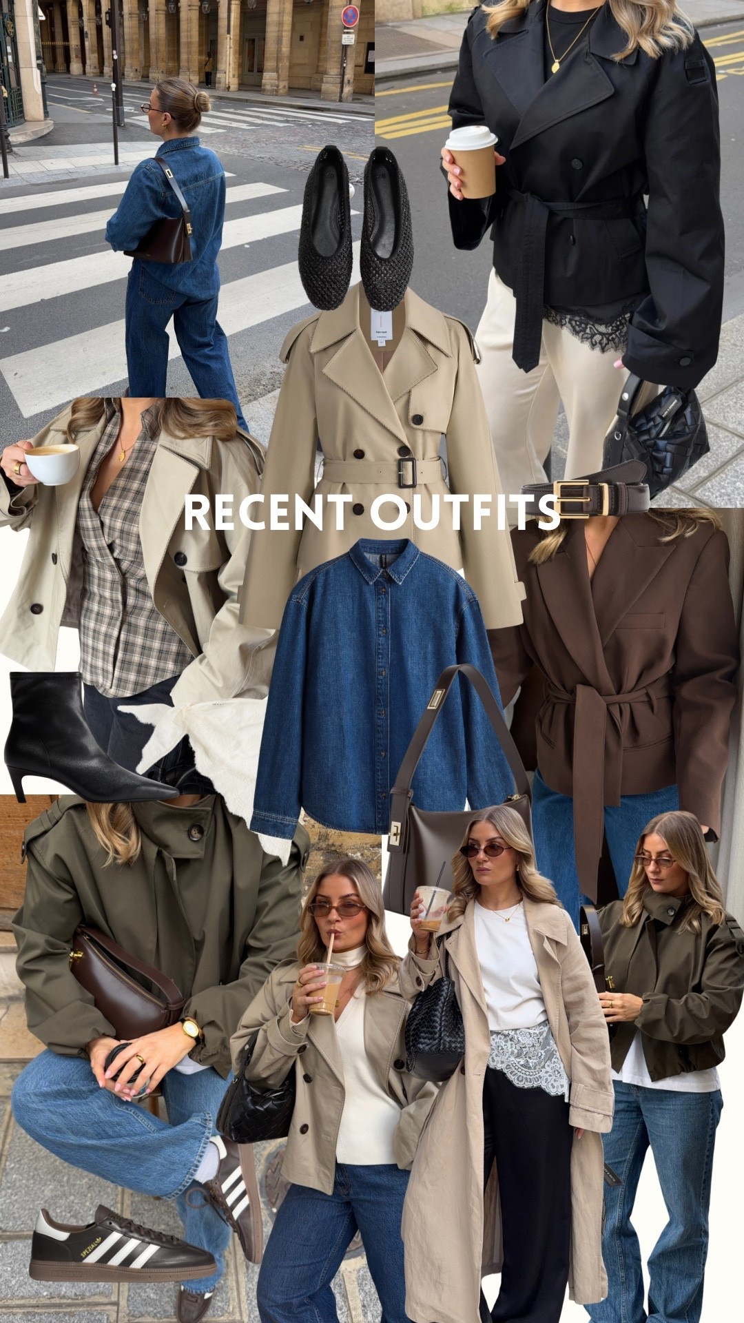 Some of my recent outfits- everything linked below! (Always feel free to message me with sizing) usually I’m a size M/10

Most of the time I wear M in coats and S in tops 🫶🏼

Causal outfits, spring style, spring outfit inspo, spring trench coats 

#LTKspring #LTKuk #LTKspringtrends