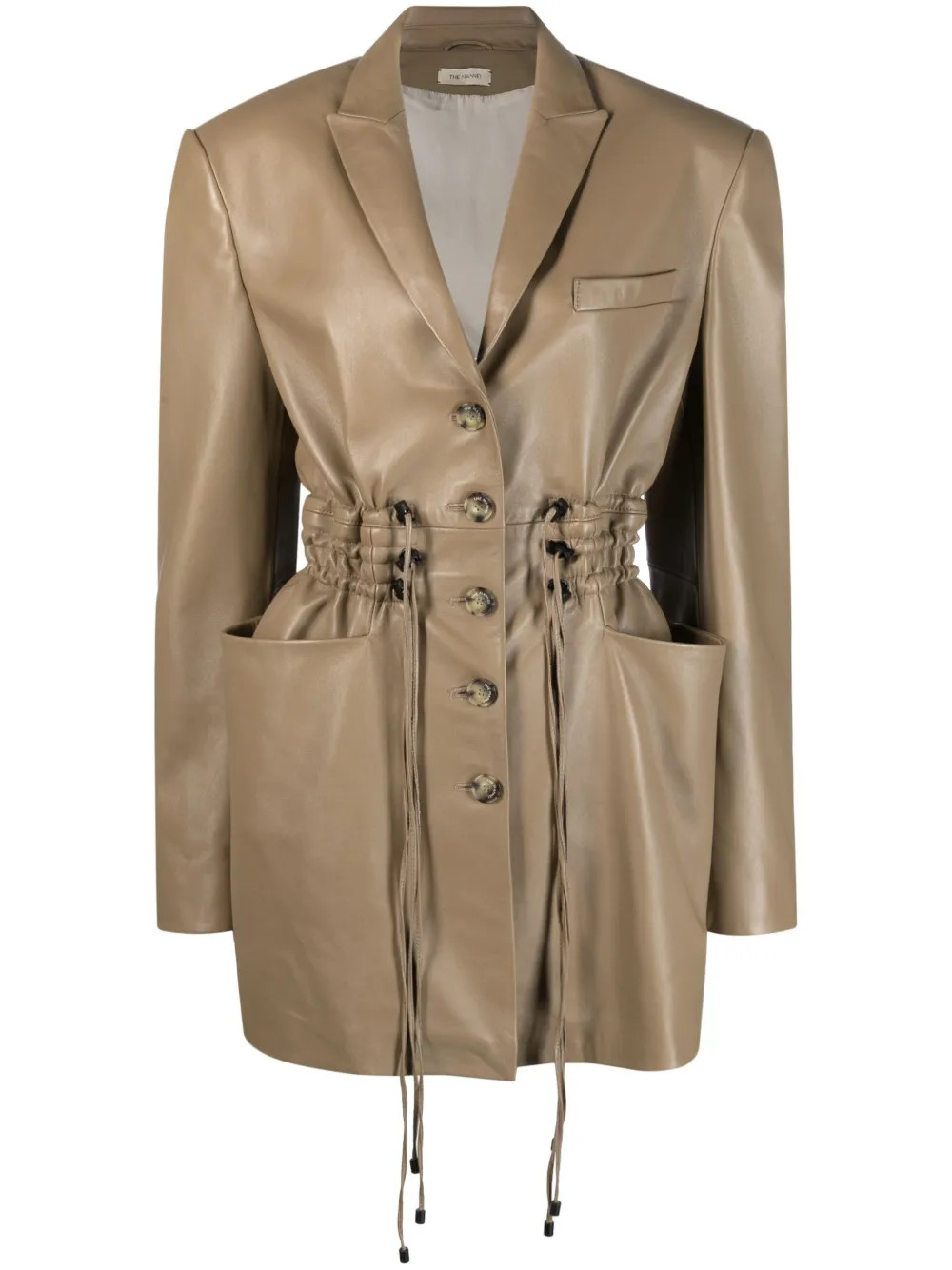 Irbid leather blazer dress | Farfetch Global