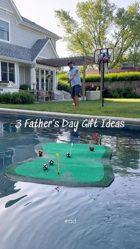 3 Father’s day gift ideas you don’t want to miss!! #ad Sharing a couple summer must buys from @loweshomeimprovement that would also make perfect gifts for dad! 

Lowe’s has you covered for last minute gifts for every dad, from tools to grilling to unique finds like this floating golf mat!! ⛳️#LowesPartner 

#LTKSaleAlert #LTKFindsUnder100 #LTKHome