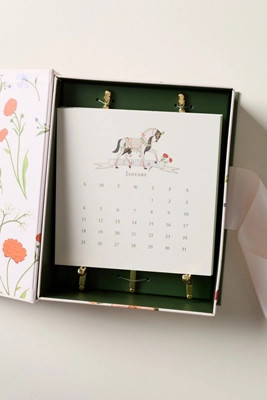 2026 Classic Calendar with Easel | Anthropologie (US)