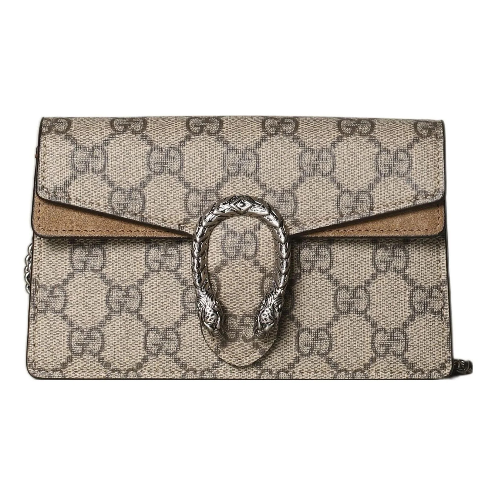 (WMNS) Gucci Dionysus GG Supreme Super Mini Bag 'Beige' | KICKS CREW