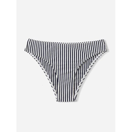 2022 Summer Casual Black and White Women s Striped Simple Bikini Bottom L2201301D XS(2) | Walmart (US)