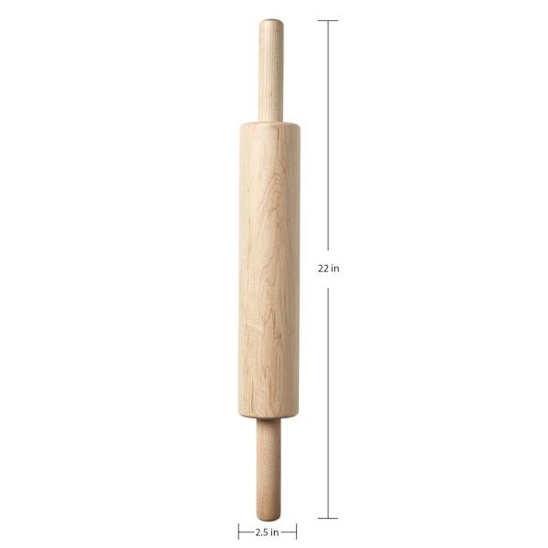 Maplewood Handled Rolling Pin | At Home