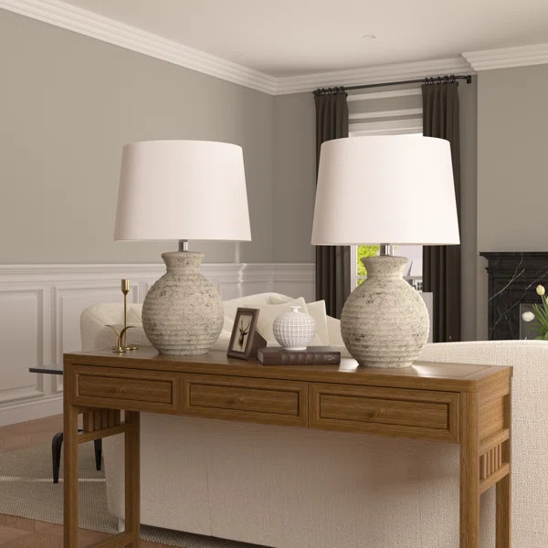 Braisen 23" Ceramic Table Lamp Set | Wayfair North America