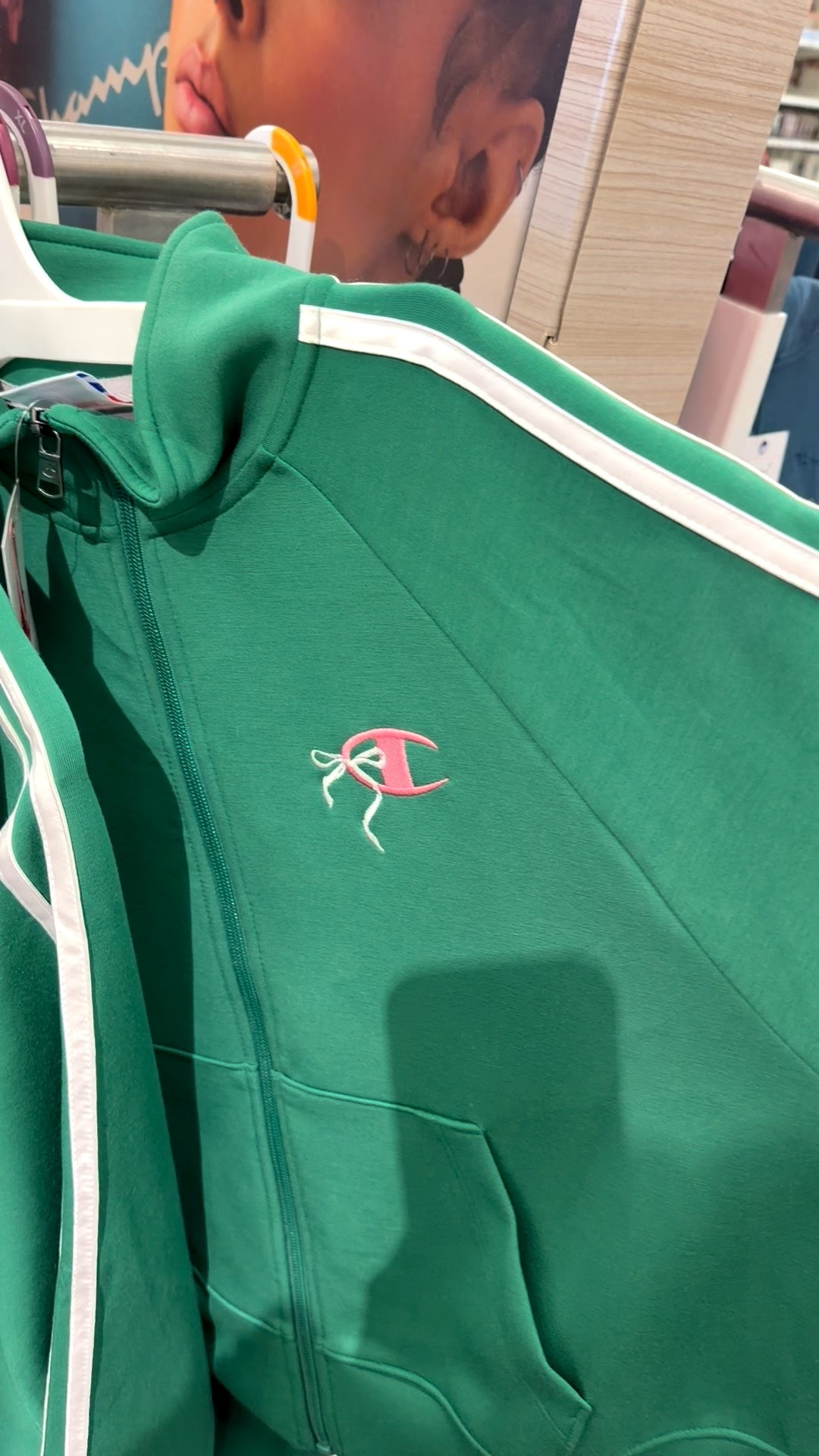 These Champion sweatshirts and sweatpants in green pink and white are soo cute and soft!  And the bows! 😍

#LTKActive #LTKootd