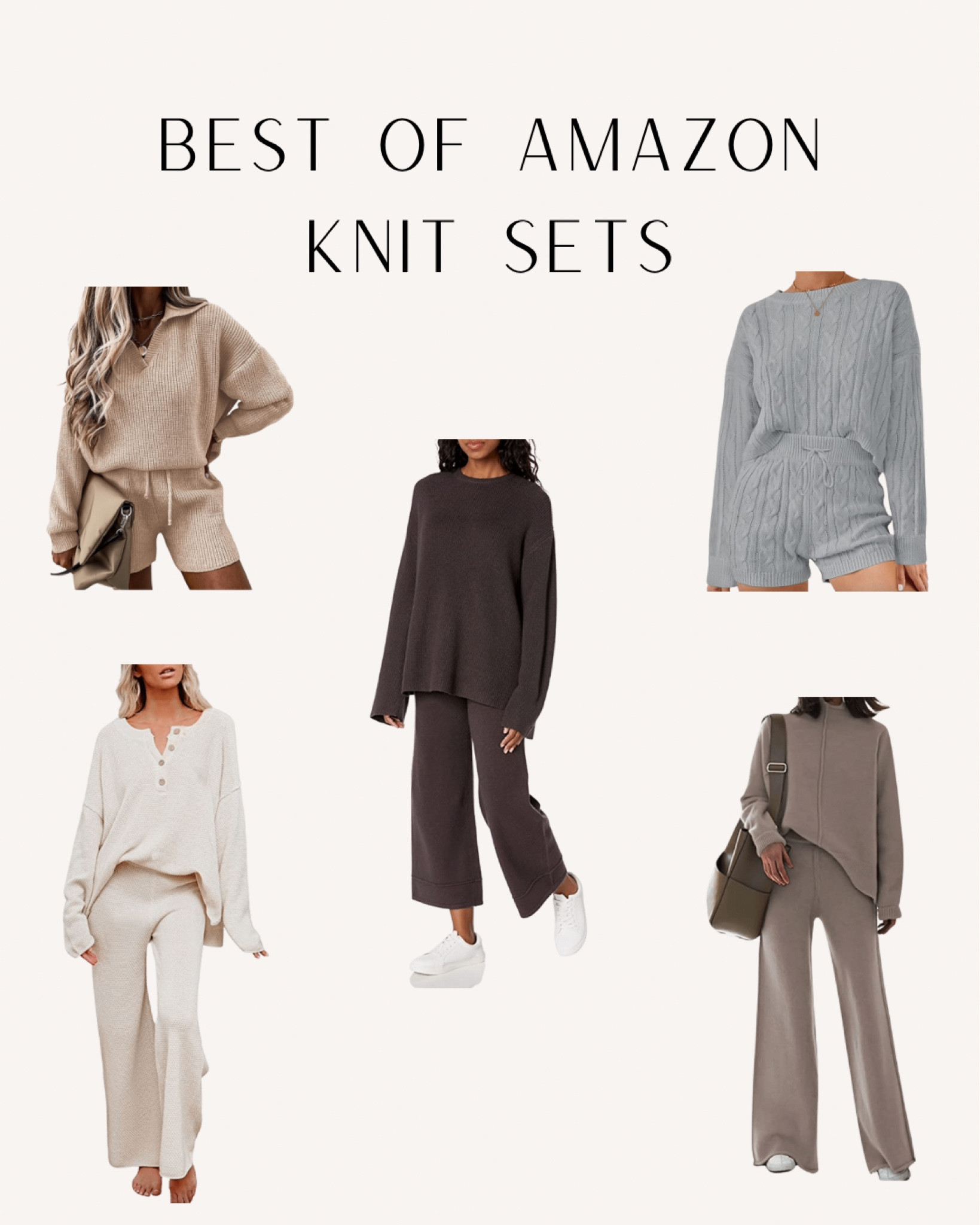 Best of Amazon knit sets! 

Amazon finds
Fall knits
Two piece sets

#LTKSeasonal #LTKstyletip