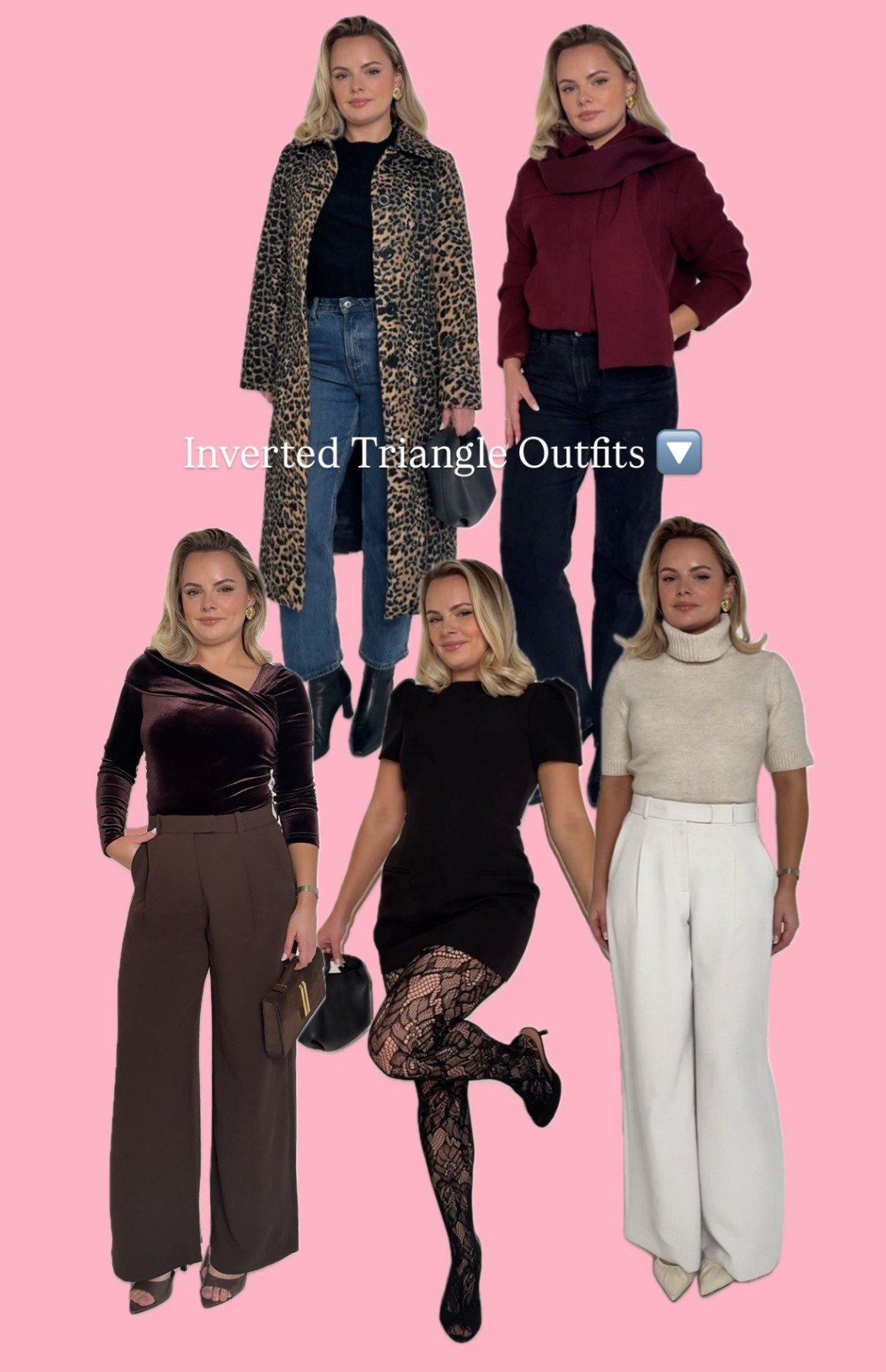 Inverted triangle part 3 outfits! 