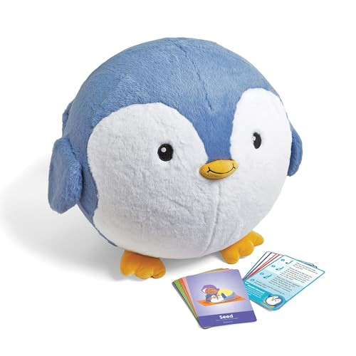 hand2mind Penguin BubblePlush Yoga Ball Buddy, Yoga Ball for Kids, Calming Corner for Items, Kids Exercise Equipment, Occupational Therapy Toys, Sensory Toys, Active Play for Ages 3 and Up | Amazon (US)