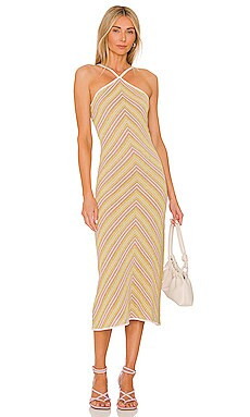 MISA Los Angeles Dali Dress in Pink Combo from Revolve.com | Revolve Clothing (Global)