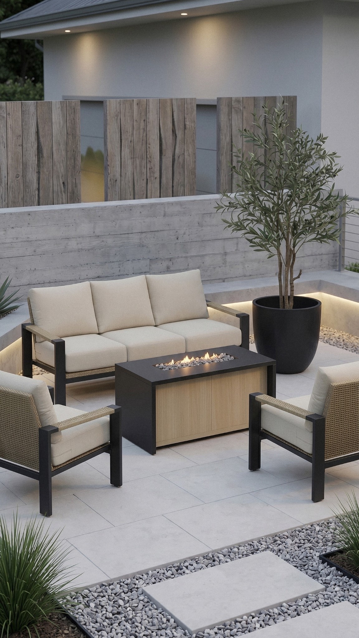 Modern patio set from Walmart!

#LTKHome