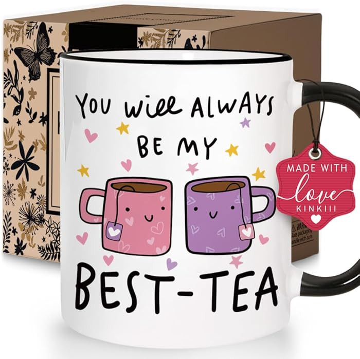 Funny Best Friend Coffee Mug Gift for Women Coworker Classmate, Unique Birthday Present for BFF C... | Amazon (US)