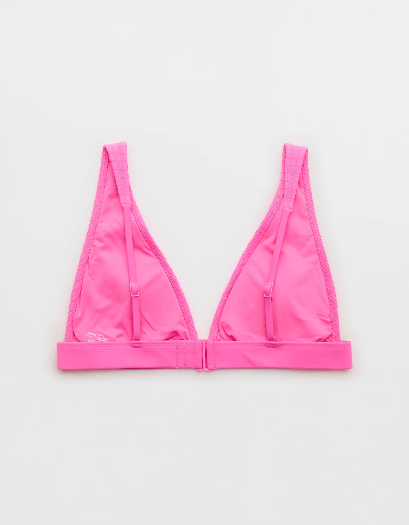 Aerie Banded Plunge Smocked Bikini Top | Aerie