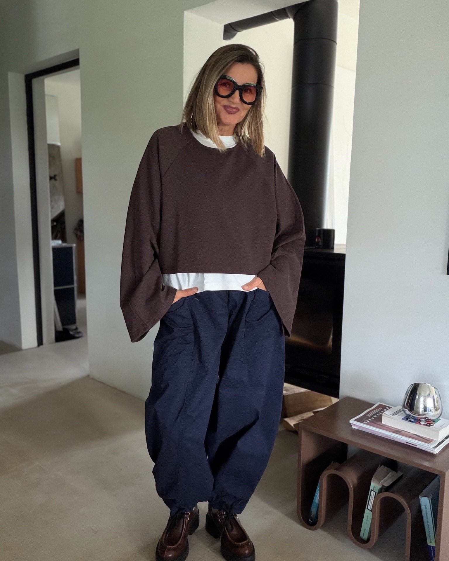 Mein ootd ganz easy in braun 🤎und blau 💙
Weites Basic Shirt und Balloonhose von @Bonprix

#LTKautumn #LTKstyletip