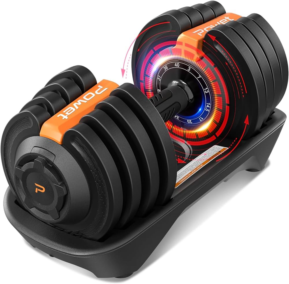 Adjustable Dumbbell Set, 40LB to 3LB Weight Set, 12 Free Weights Adjustable Dumbbell Set for Home... | Amazon (US)
