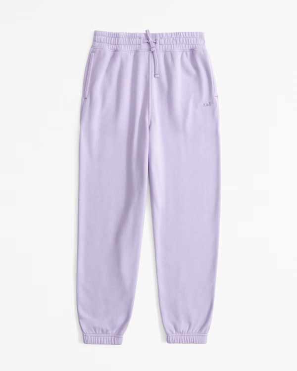 essential sunday logo fleece sweatpants | Abercrombie & Fitch (US)