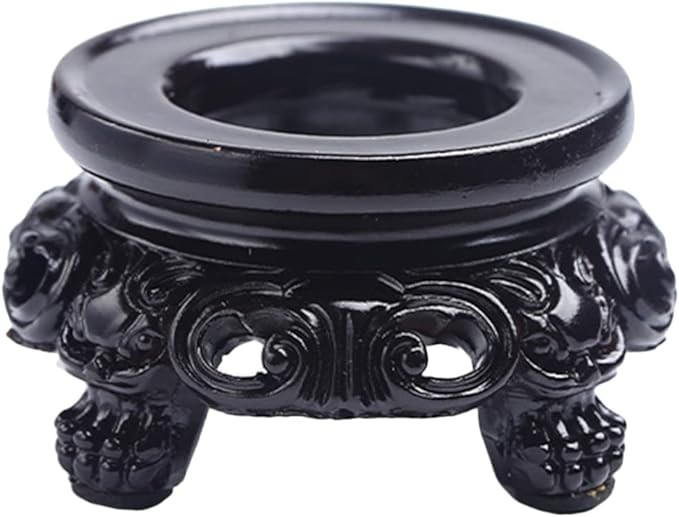 Wooden Stand for Crystal Sphere 4.2x4.2cm Round Show Stand Display Plate for Crystal Glass Sphere... | Amazon (US)