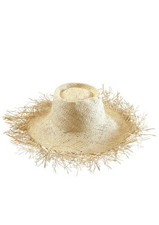Catalina Palm Straw Hat In Natural Beige | Macy's