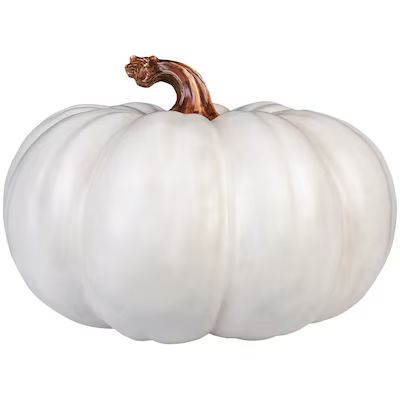 Haunted Living  1.08-ft Pumpkin Craft Pumpkin | Lowe's