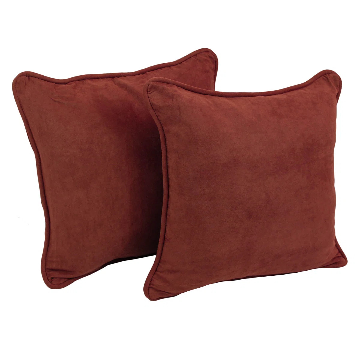Microsuede Reversible Throw Pillow (Set of 2) | Wayfair North America