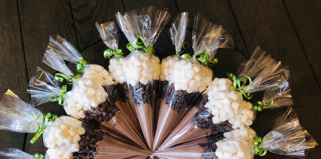Hot Chocolate Cones, Gourmet Cocoa & Marshmallows, Large Hot Cocoa Bombs, Hot Chocolate Cones, Ho... | Etsy (US)