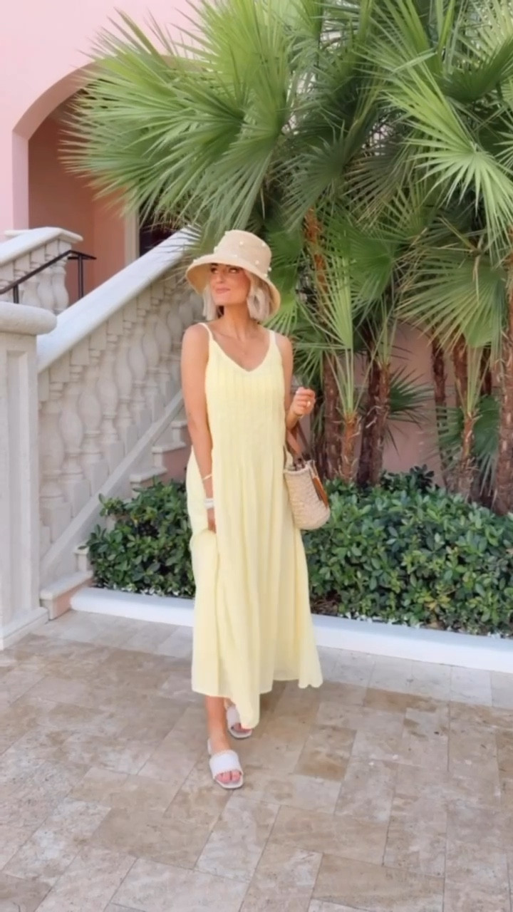 This yellow dress is perfect for the beach! It’s under $40! Wearing S. 

Loverly Grey, Amazon find, Amazon fashion, yellow maxi dress, vacation dress, beach dress, spring fashion, spring outfit ideas, Palm Beach outfit ideas 

#LTKTravel #LTKSeasonal #LTKootd