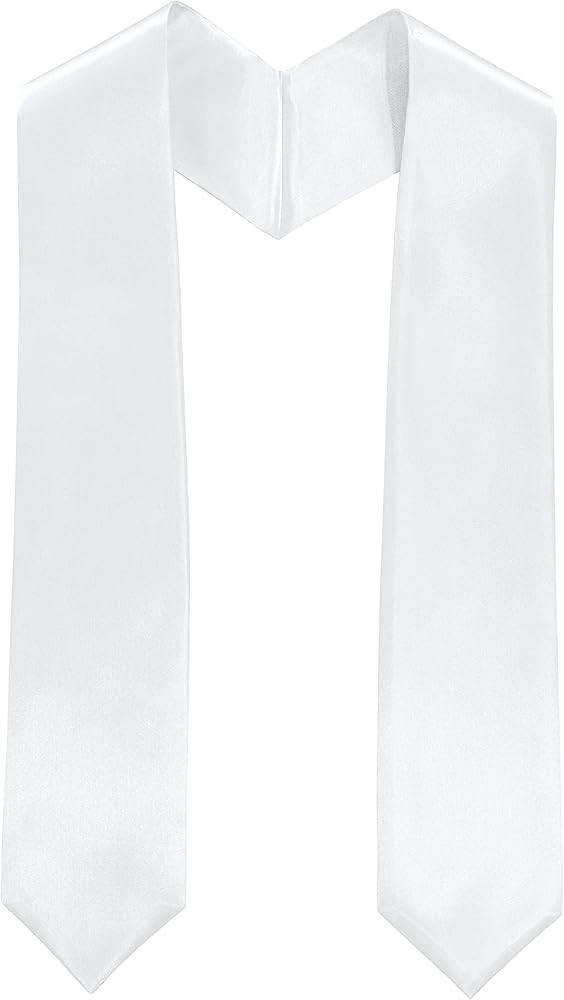 Plain Graduation Stole 60” Long Rich In Color & Customization Is Acceptable | Amazon (US)